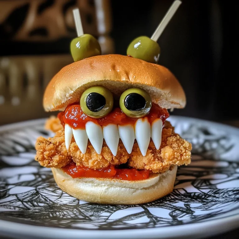 Halloween Chicken Parm Sliders