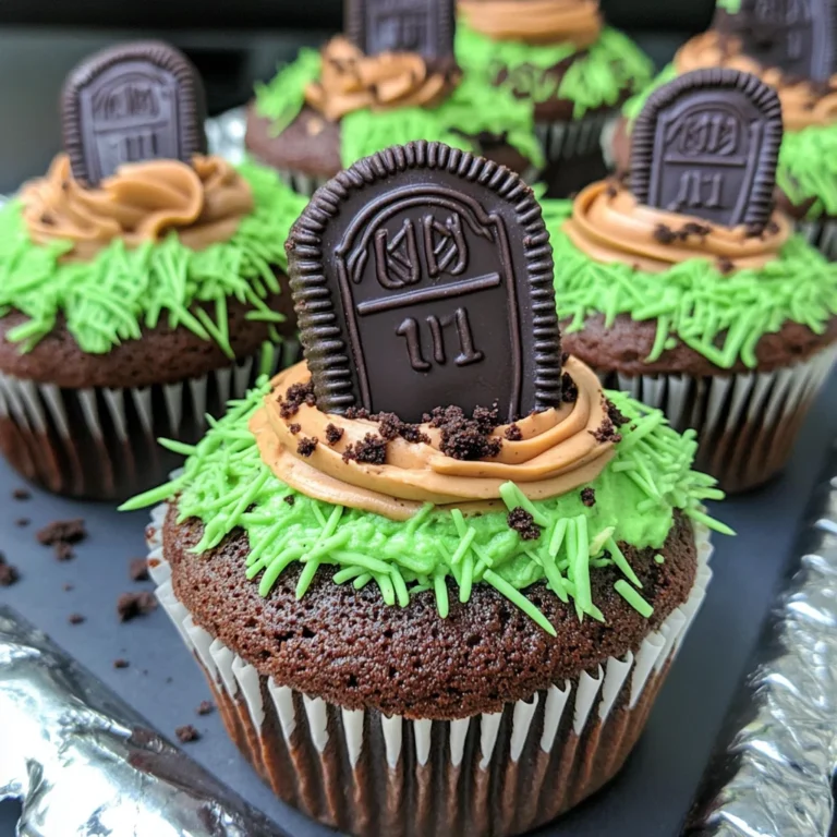 Halloween Graveyard Cupcakes