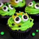 Halloween Slime Cupcakes