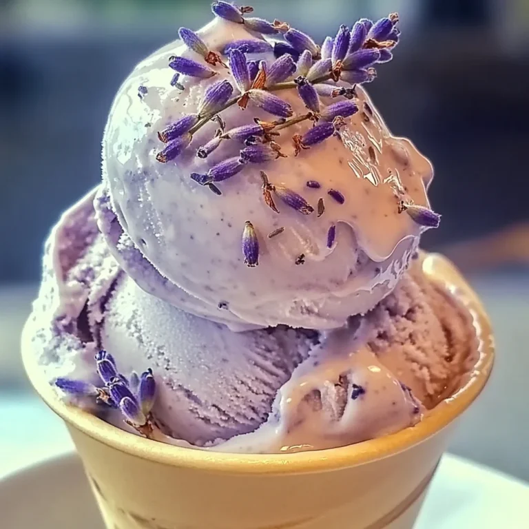 Honey Lavender Ice Cream