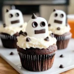 Marshmallow Ghost Cupcakes