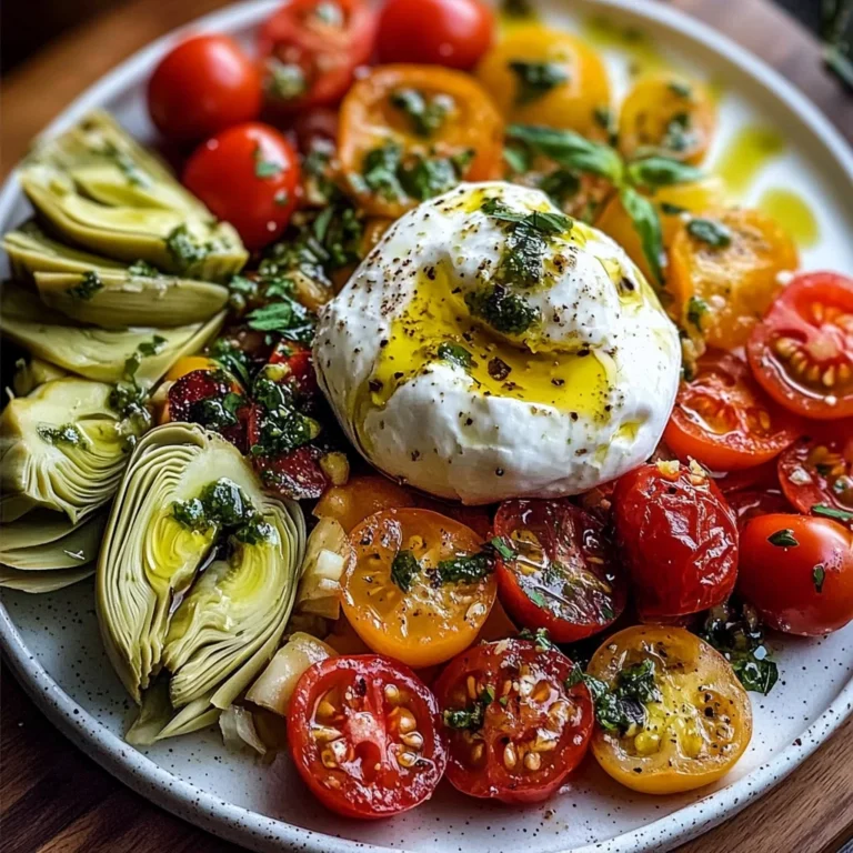Mediterranean Burrata Board