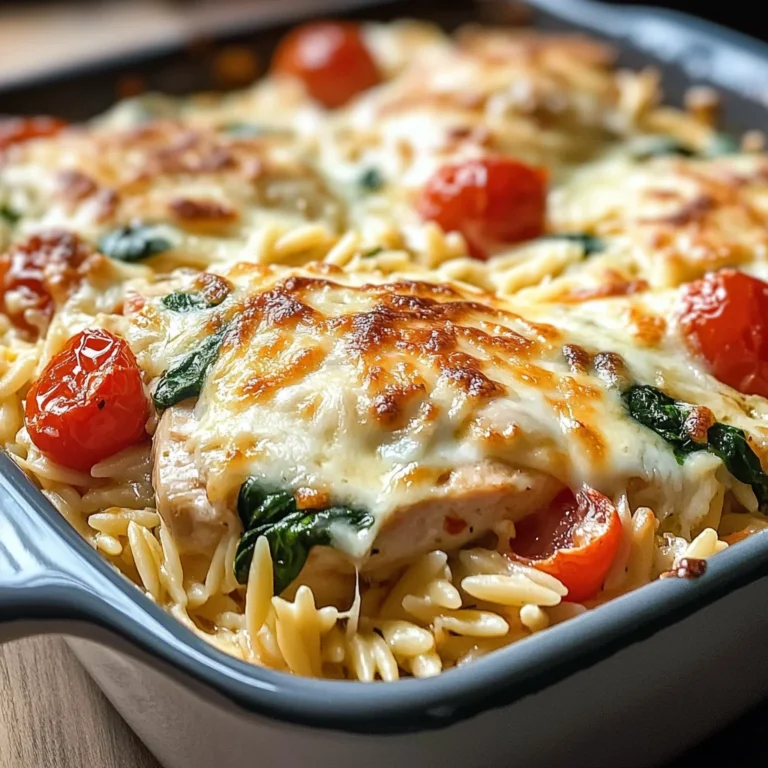 Orzo Tuscan Chicken Bake: A Cozy, Flavor-Packed One-Pan Meal