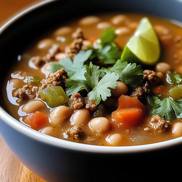 Pinto Beans Green Chile And Beef Soup
