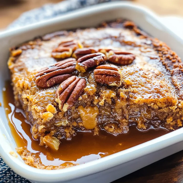 Pumpkin Pecan Cobbler