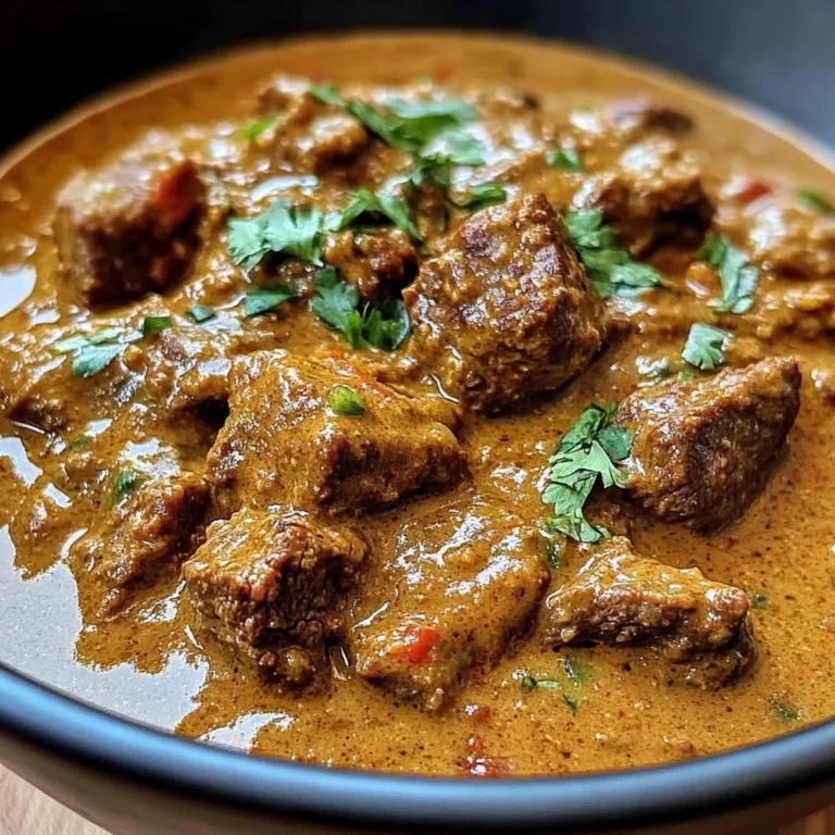 Slow-Cooked Beef Curry in Spiced Coconut Gravy