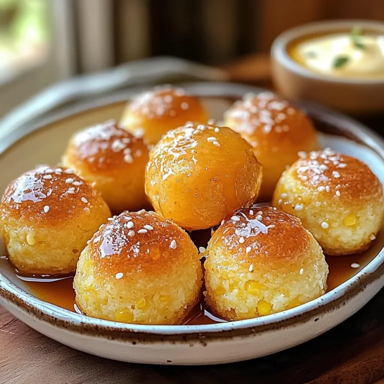 Southern-Style Honey Butter Cornbread Poppers