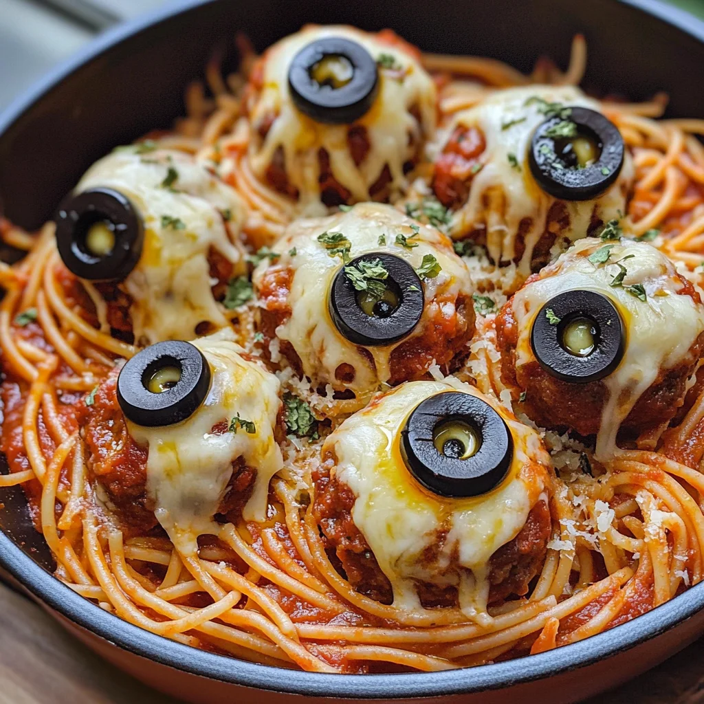 Spooky Spaghetti & Eyeballs