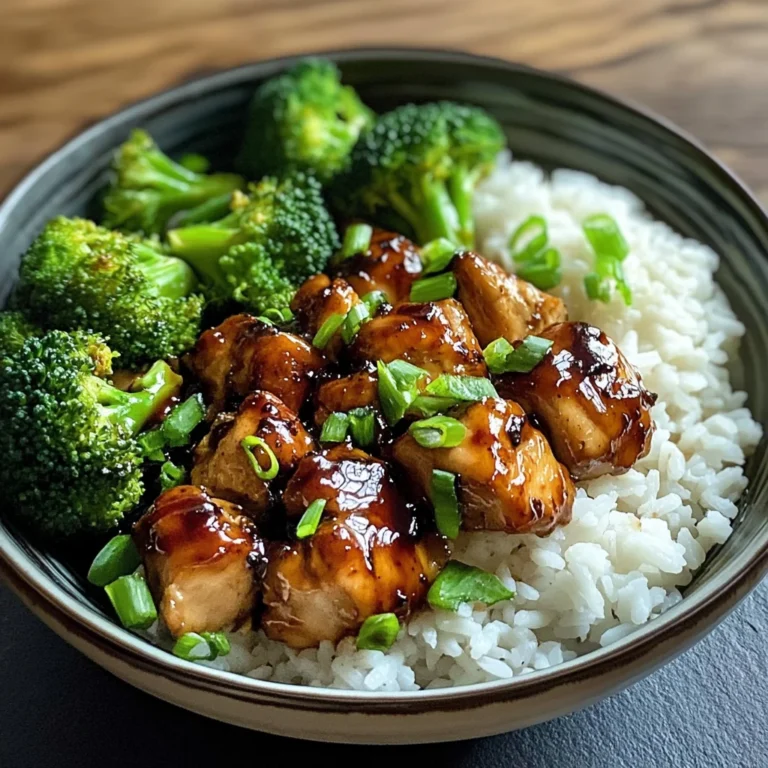 Teriyaki Chicken Bowl with Broccoli & Rice