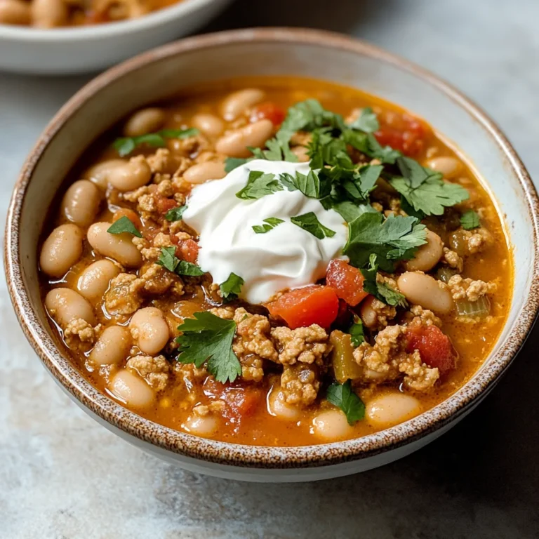 Turkey White Bean Chili