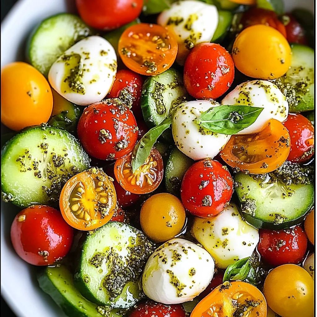 Avocado and Tomato Pesto Salad
