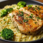 Creamy Chicken Broccoli Orzo Recipe