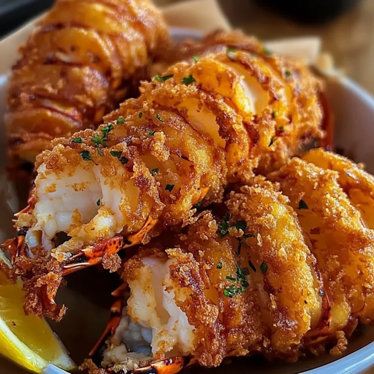 Crispy Deep Fried Lobster Tails