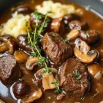 French Countryside Beef and Mushroom Stew