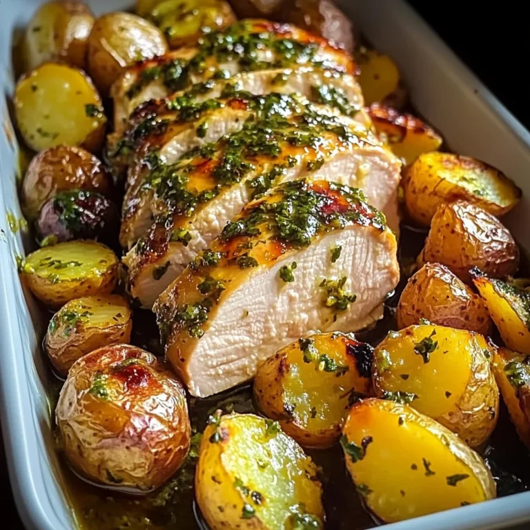 Herb-Roasted Chicken Breast with Baby Potatoes