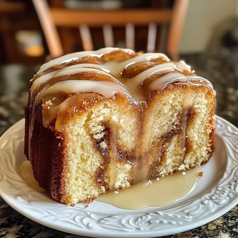 Honey Bun Pound Cake