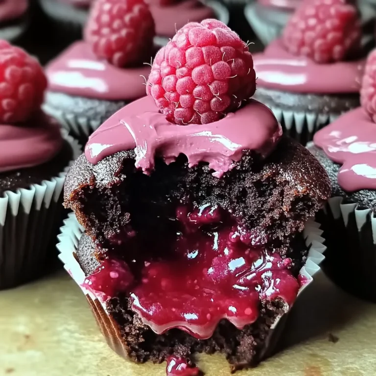 Decadent Raspberry Chocolate Lava Cupcakes You'll Adore