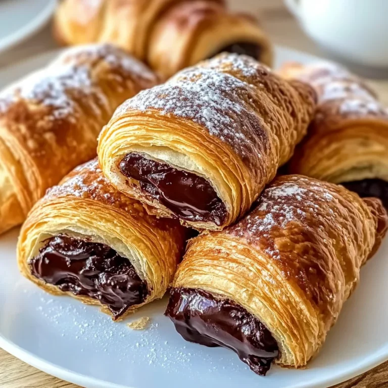 Homemade Chocolate Croissants
