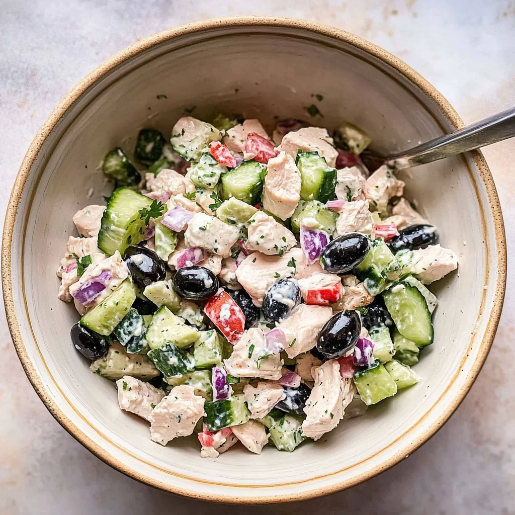 Mediterranean Chicken Salad