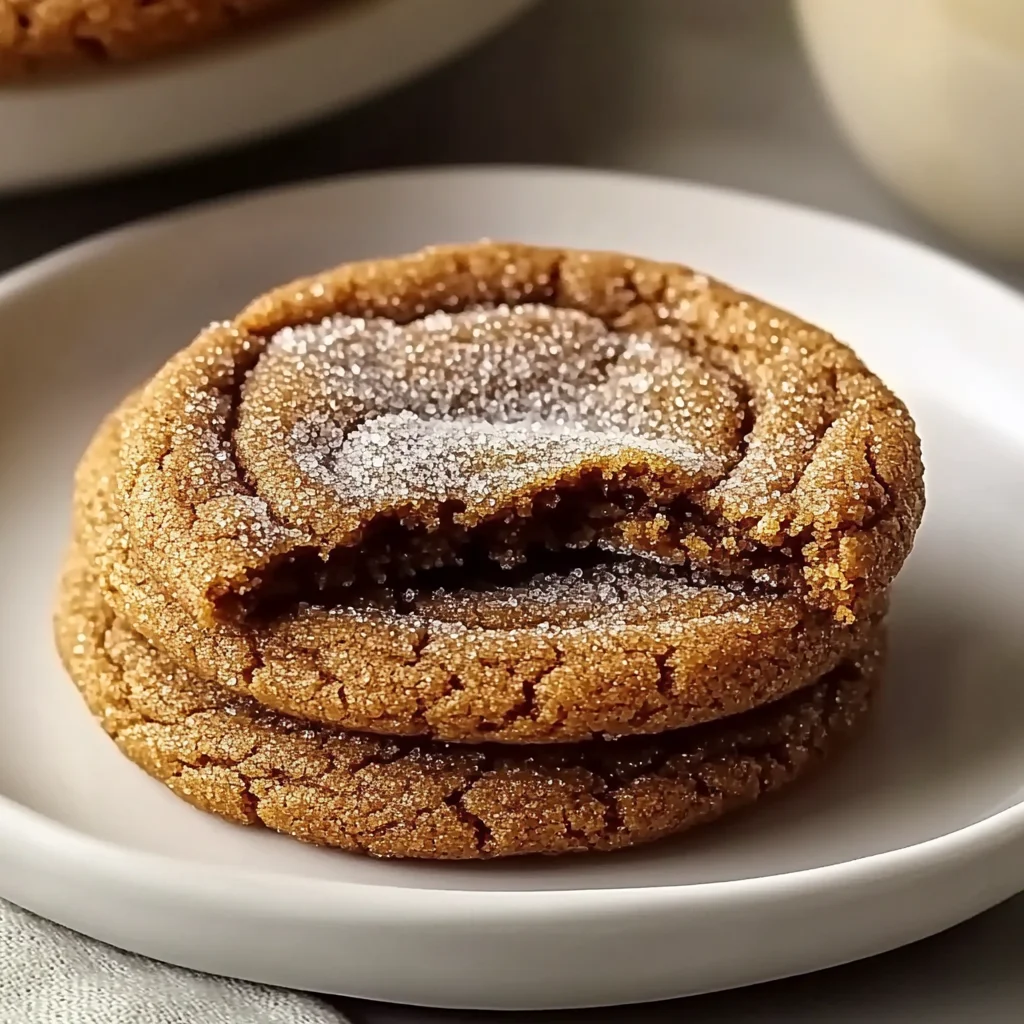 Tasty Chewy Chai Spiced Molasses Cookies