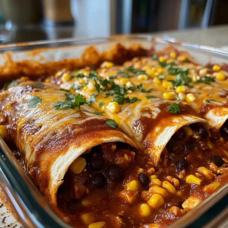 Vegetarian Black Bean Enchiladas: 1 Flavorful Tex-Mex Favorite
