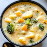 Broccoli Potato Cheese Soup Recipe