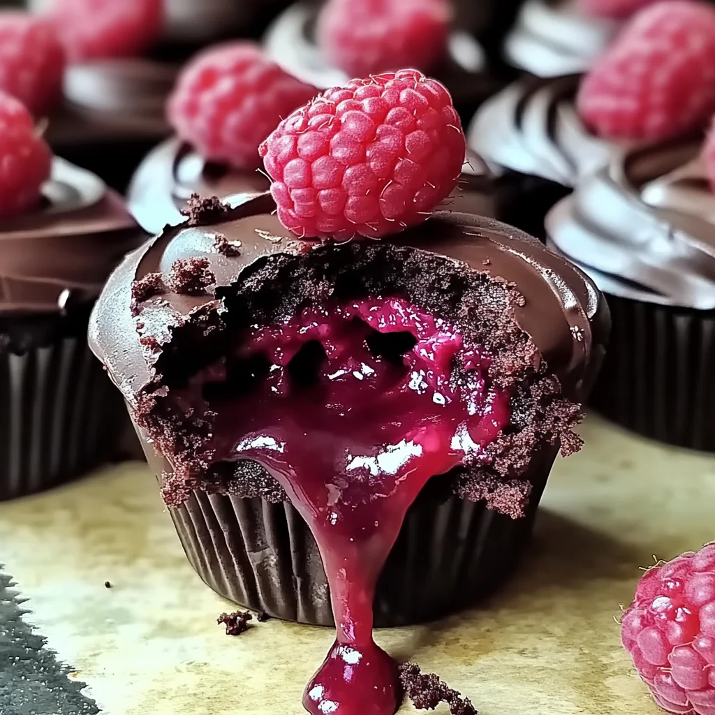 Decadent Raspberry Chocolate Lava Cupcakes You'll Adore