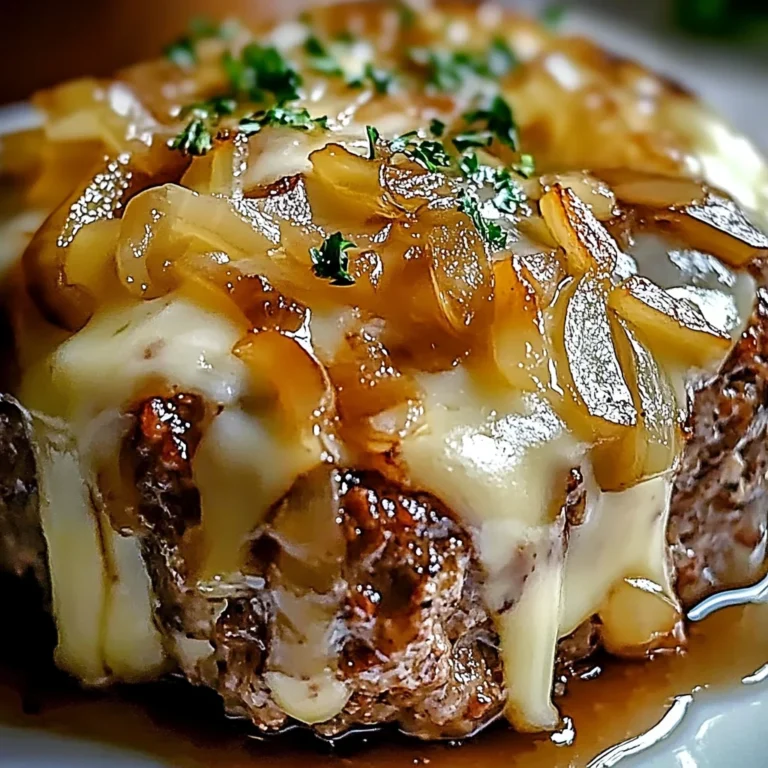Delicious Crockpot French Onion Meatloaf Recipe