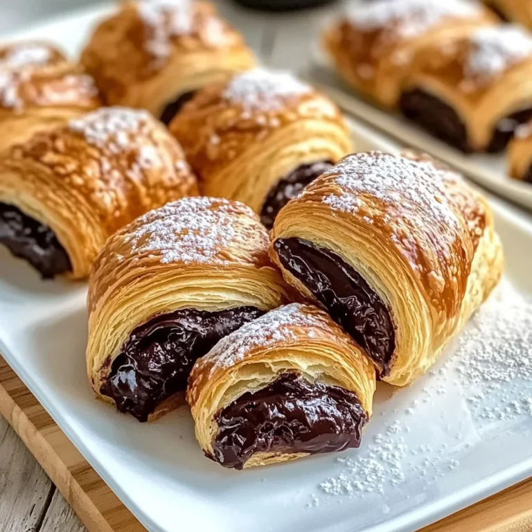 Homemade Chocolate Croissants