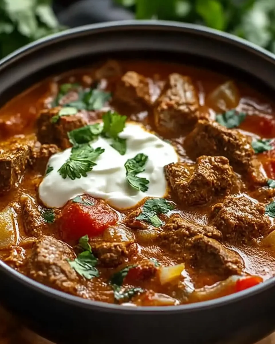 Lamb Kalya with Yogurt and Cream