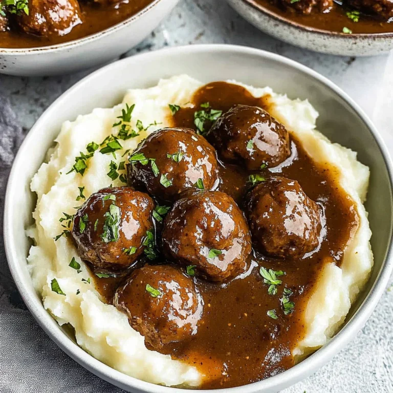 Meatballs and Gravy