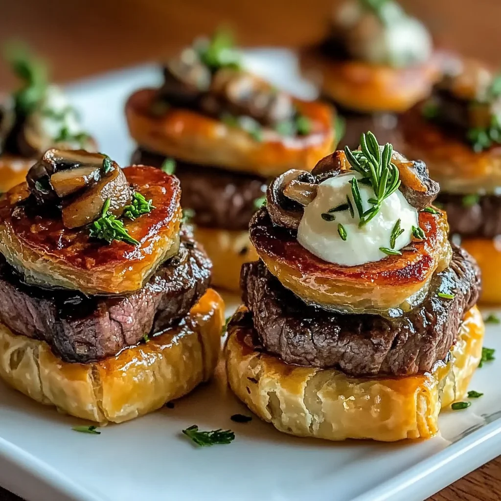 Mini Beef Wellington Bites