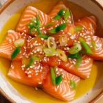 Salmon Crudo with Citrus Soy Dressing