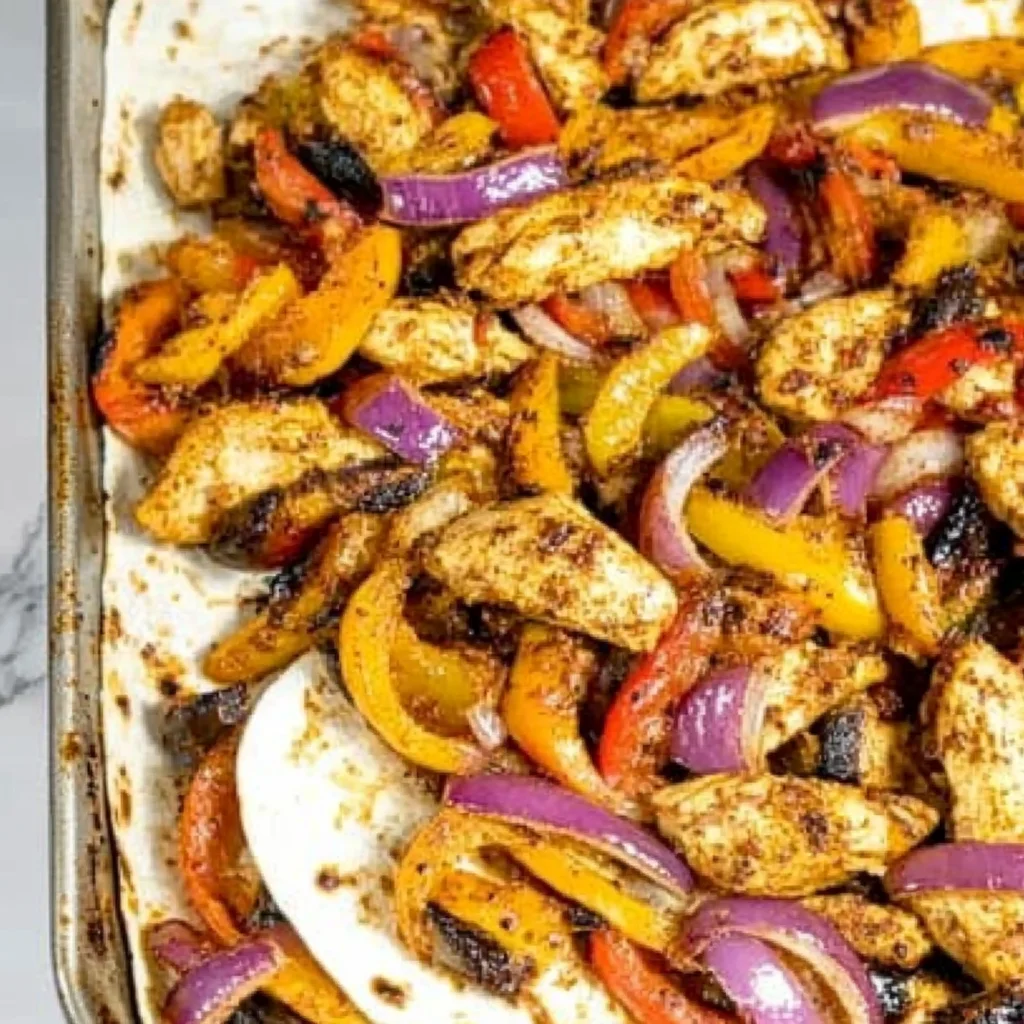 Sheet Pan Chicken Fajitas